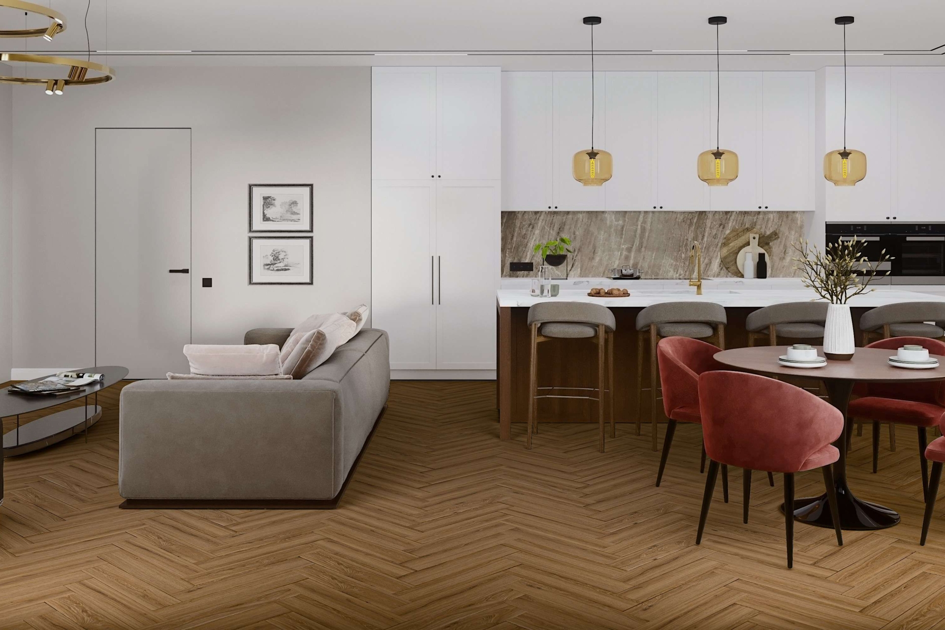 SPC ламинат «Damy Floor» Лидс (615*123*4 мм) — купить в Калуге