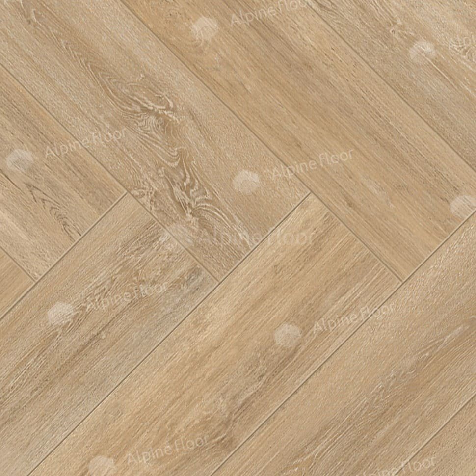 Ламинат "Alpine Floor" Herringbone Дуб Фландрия (606*101*8 мм) — купить в Калуге