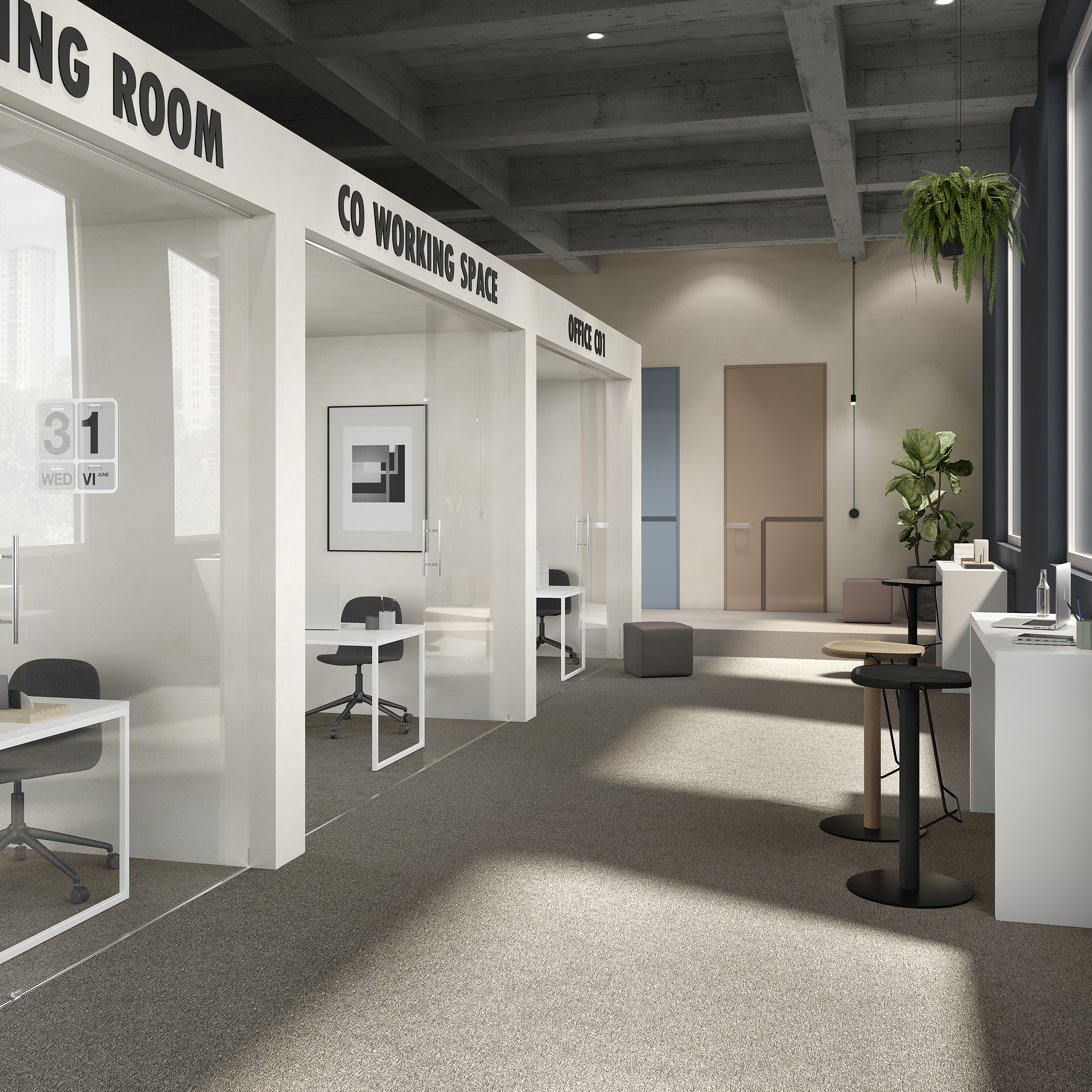 Ковровая плитка Medusa Tile 40 (500*500*5 мм) — купить в Калуге