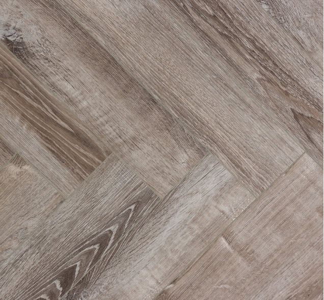 Виниловый ламинат SPC "Cronafloor" Herringbone Дуб Тулон (640*128*4,5 мм) — купить в Калуге
