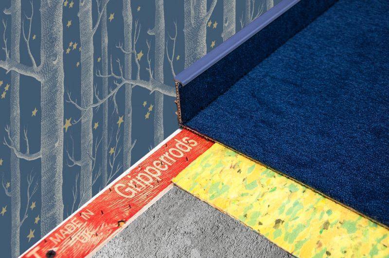 Плинтус для ковролина "Korner" Listwa синий (2500*13,8*50 мм) — купить в Калуге