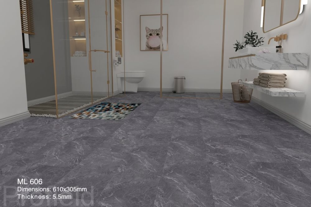 SPC ламинат "Profield" Грей марбл (305*610*5,5 мм) — купить в Калуге