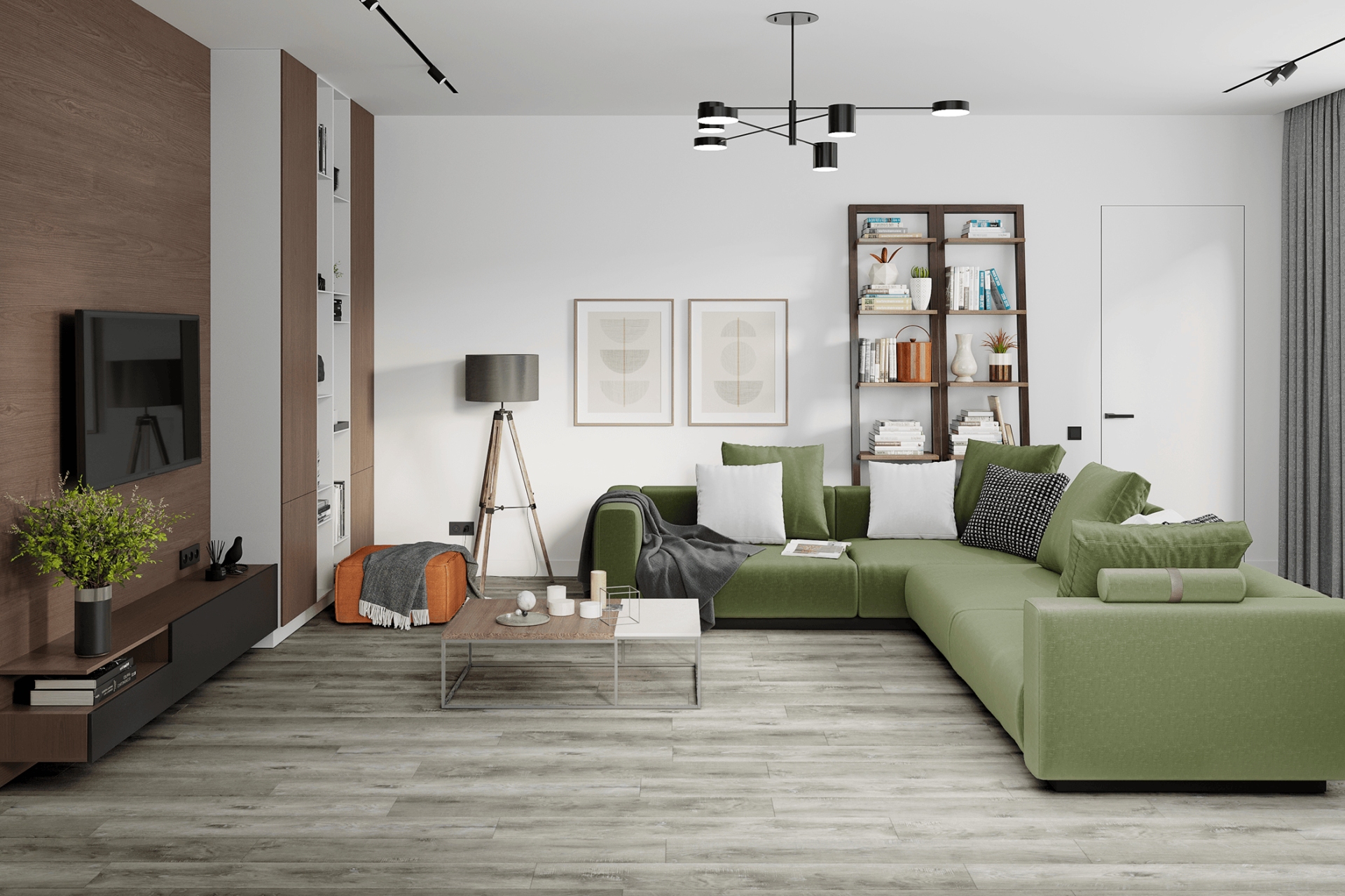 SPC ламинат «Damy Floor» Дуб Рустикальный Серый (1220*180*4 мм) — купить в Калуге