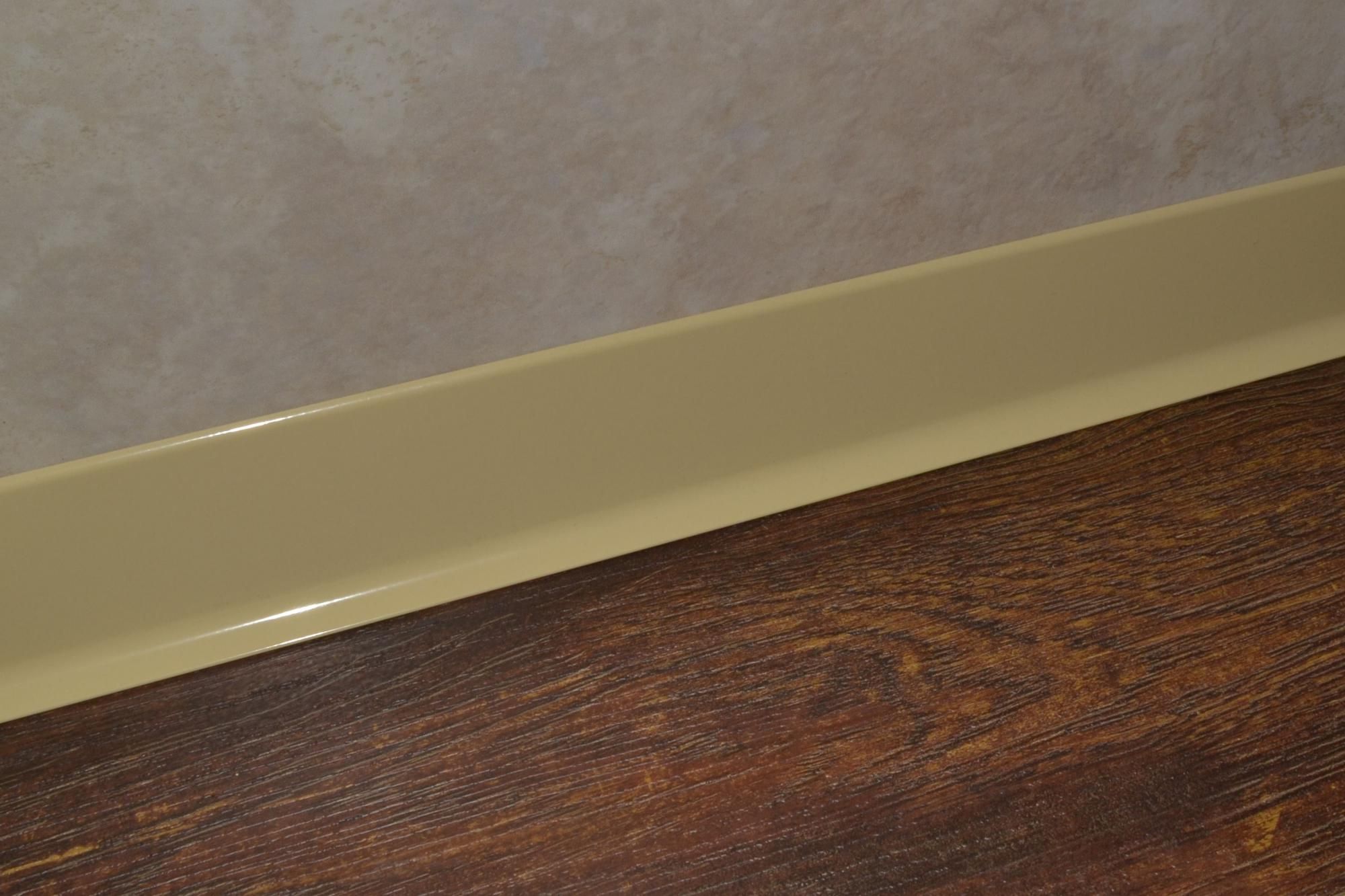 Плинтус алюминиевый L-образный слоновая кость (2500*11*60 мм) — купить в Калуге