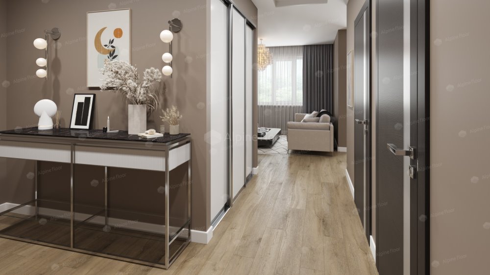 SPC Ламинат "Alpine Floor" Дуб млечный (1524*180*8 мм) — купить в Калуге