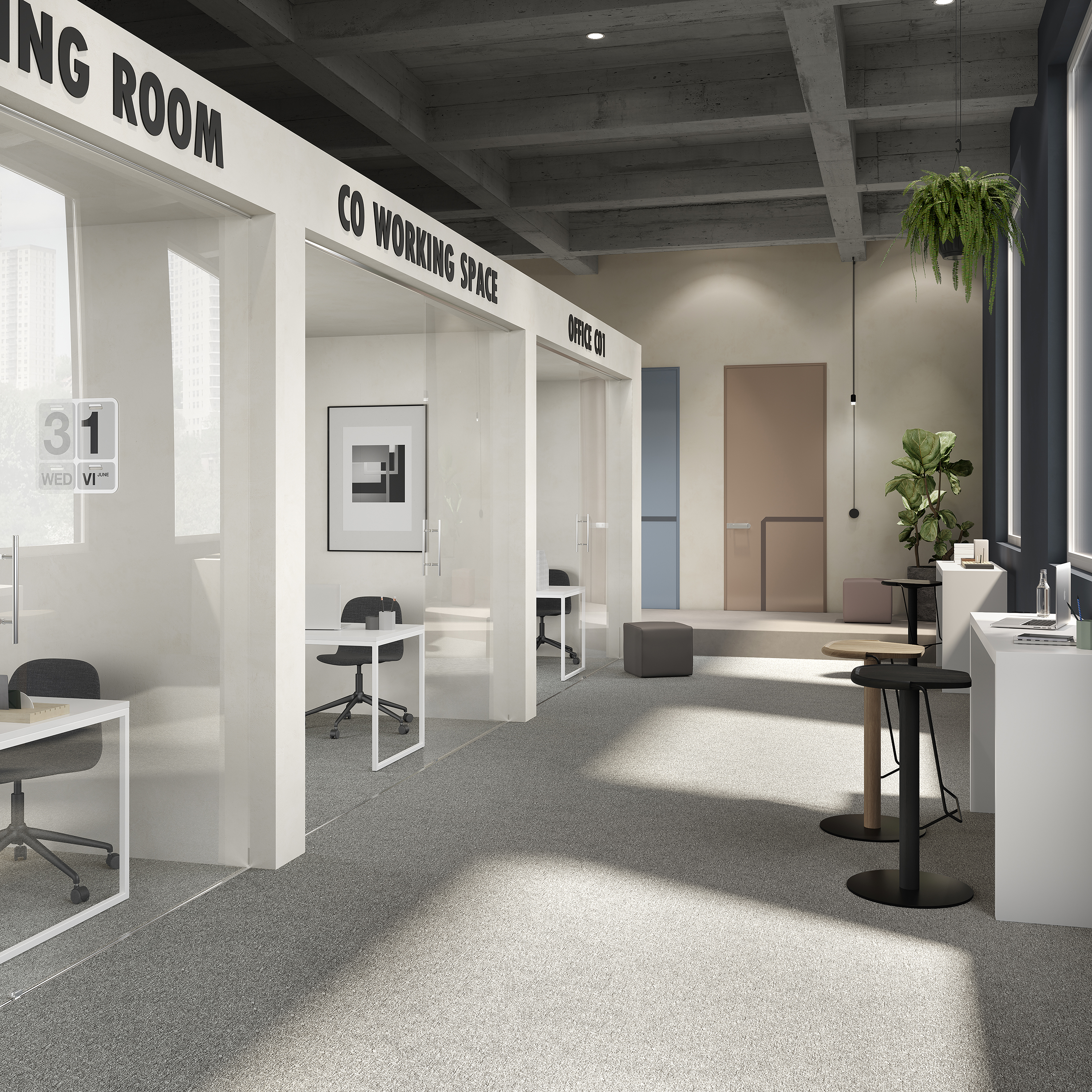 Ковровая плитка Medusa Tile 94 (500*500*5 мм) — купить в Калуге