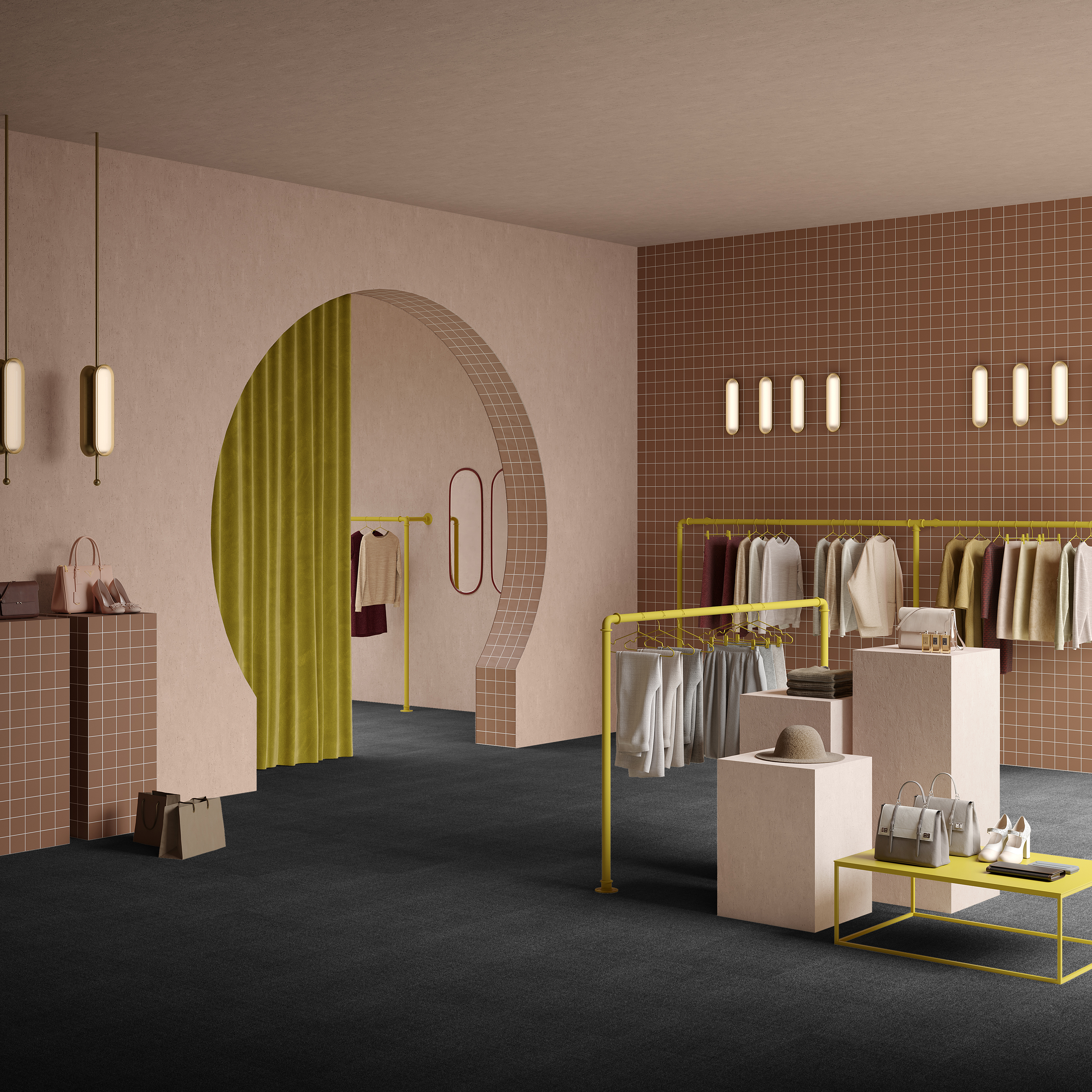 Ковровая плитка Mantra Tile 99 (500*500*6 мм) — купить в Калуге