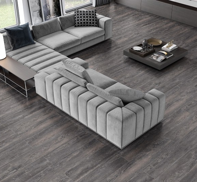 SPC ламинат "CronaFloor" Nano 4V Дуб Морёный (1200*180*3,5 мм) — купить в Калуге