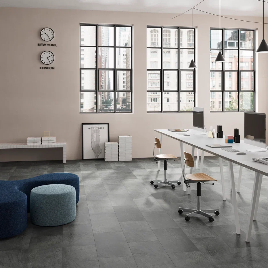 SPC ламинат "Invictus" Groovy Granite Steel (603*298*6мм) — купить в Калуге