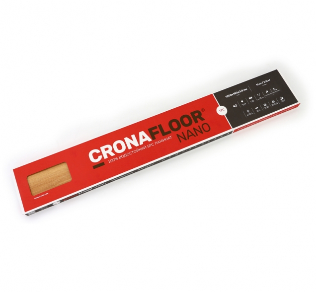 SPC ламинат "CronaFloor" Nano 4V Клен (1200*180*3,5 мм) — купить в Калуге