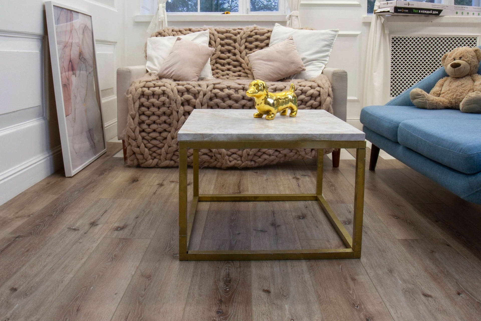 Усовершенствованная кварц-виниловая плитка «Damy Floor» Дуб Лофт (1227*187*2,5 мм) — купить в Калуге