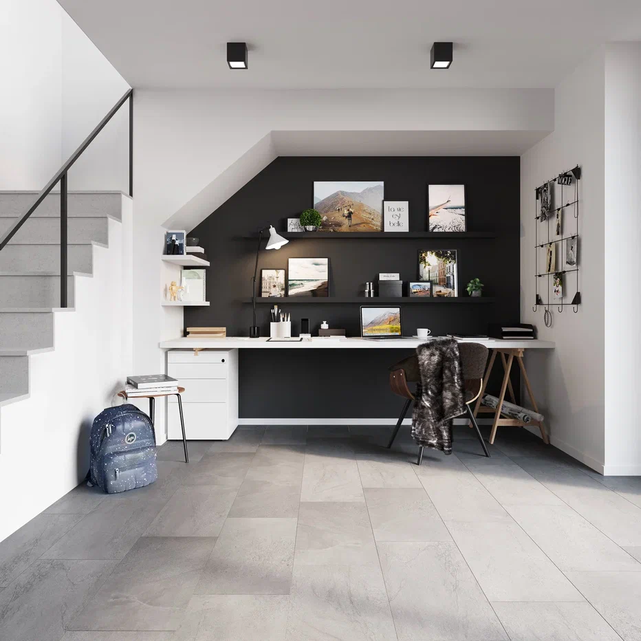 SPC ламинат "Invictus" Groovy Granite Steel (603*298*6мм) — купить в Калуге