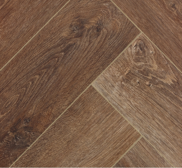 Виниловый ламинат SPC "Cronafloor" Herringbone Дуб Тулуза (640*128*4,5 мм) — купить в Калуге