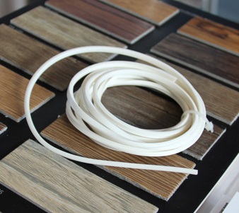 Декоративная вставка для ПВХ плитки темно-серая