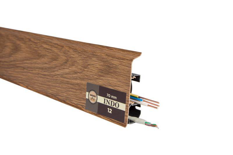 Плинтус "Arbiton" Indo Дуб Темный (2500*26*70 мм) — купить в Калуге