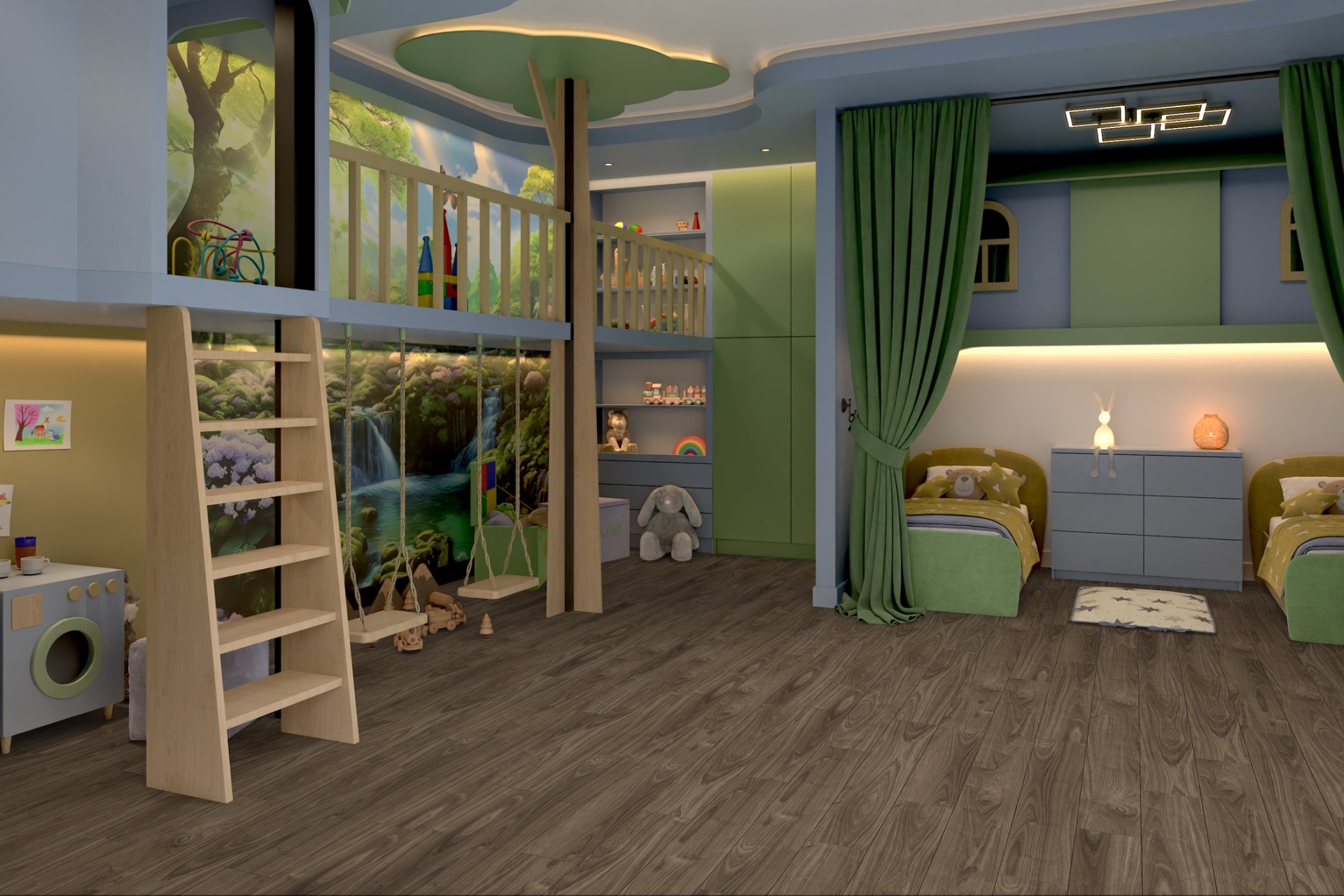 SPC ламинат «Damy Floor» Орех Американский (1220*180*4 мм) — купить в Калуге