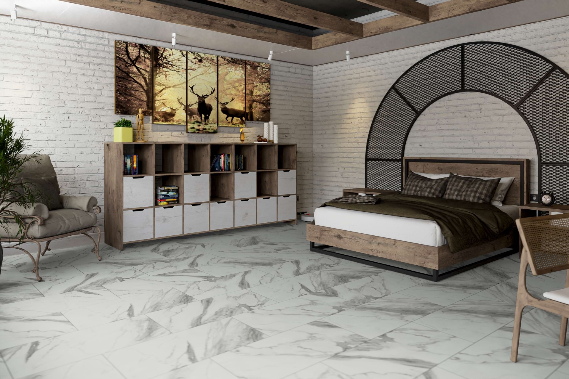 Усовершенствованная кварц-виниловая плитка «Damy Floor» Эверест (912,4*455,2*2,5 мм) — купить в Калуге