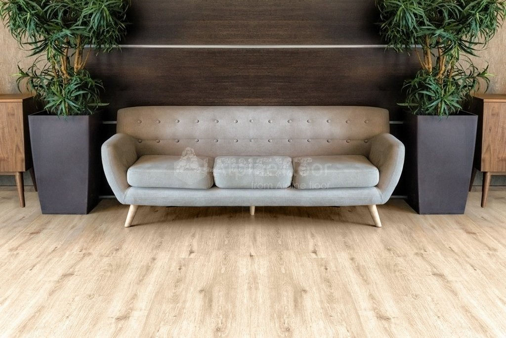Замковая ПВХ плитка "Alpine Floor" Дуб Ваниль  (1220*183*4мм) — купить в Калуге