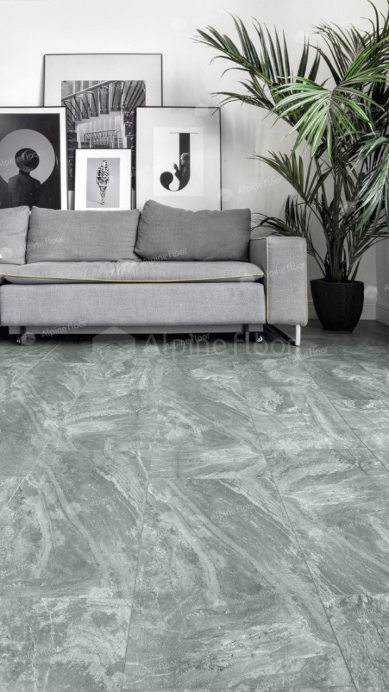 Виниловая плитка "Alpine Floor" Light Stone Хэмпшир (608*303*2,5 мм) — купить в Калуге