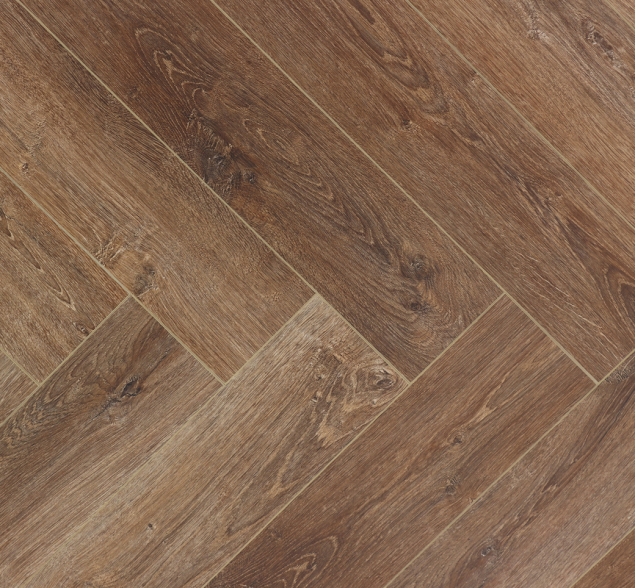 Виниловый ламинат SPC "Cronafloor" Herringbone Дуб Тулуза (640*128*4,5 мм) — купить в Калуге