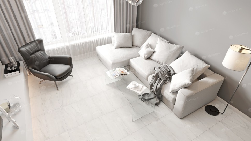 Виниловая плитка "Alpine Floor" Light Stone Брайс (608*303*2,5 мм) — купить в Калуге