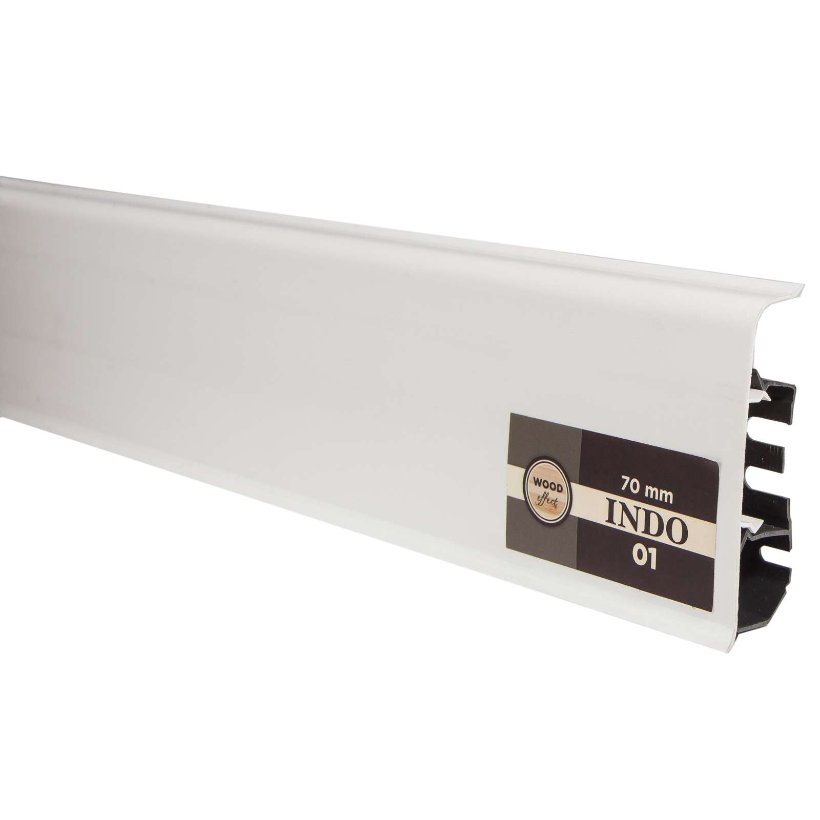 Плинтус "Arbiton" Indo Белый (2500*26*70 мм) — купить в Калуге