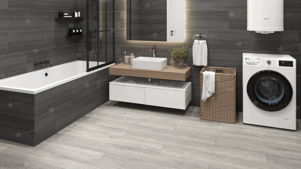 SPC Ламинат "Alpine Floor" Дуб платина (1524*180*8 мм) — купить в Калуге