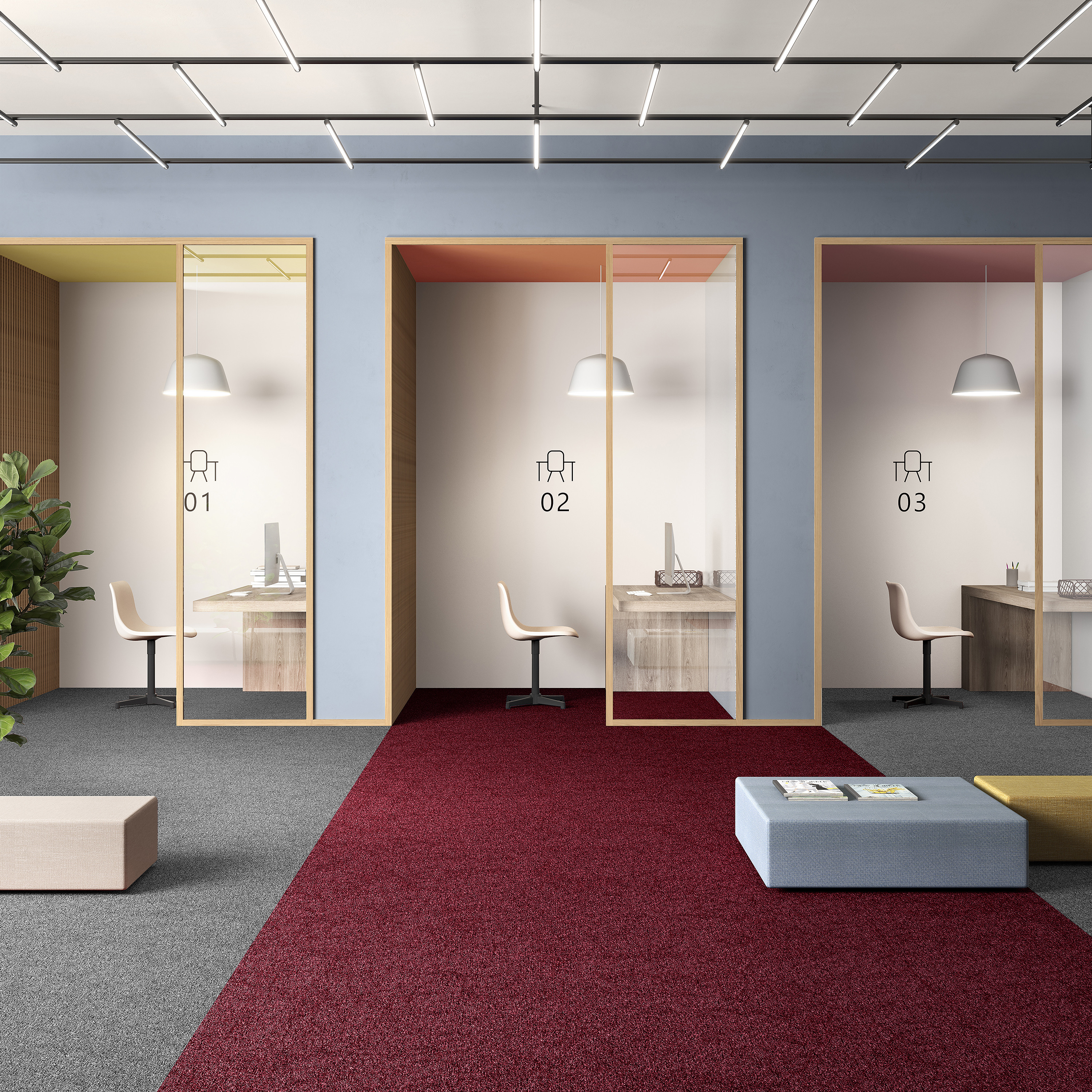 Ковровая плитка Medusa Tile 11 (500*500*5 мм) — купить в Калуге