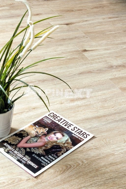Замковая ПВХ плитка "Alpine Floor" Дуб Ваниль  (1220*183*4мм) — купить в Калуге
