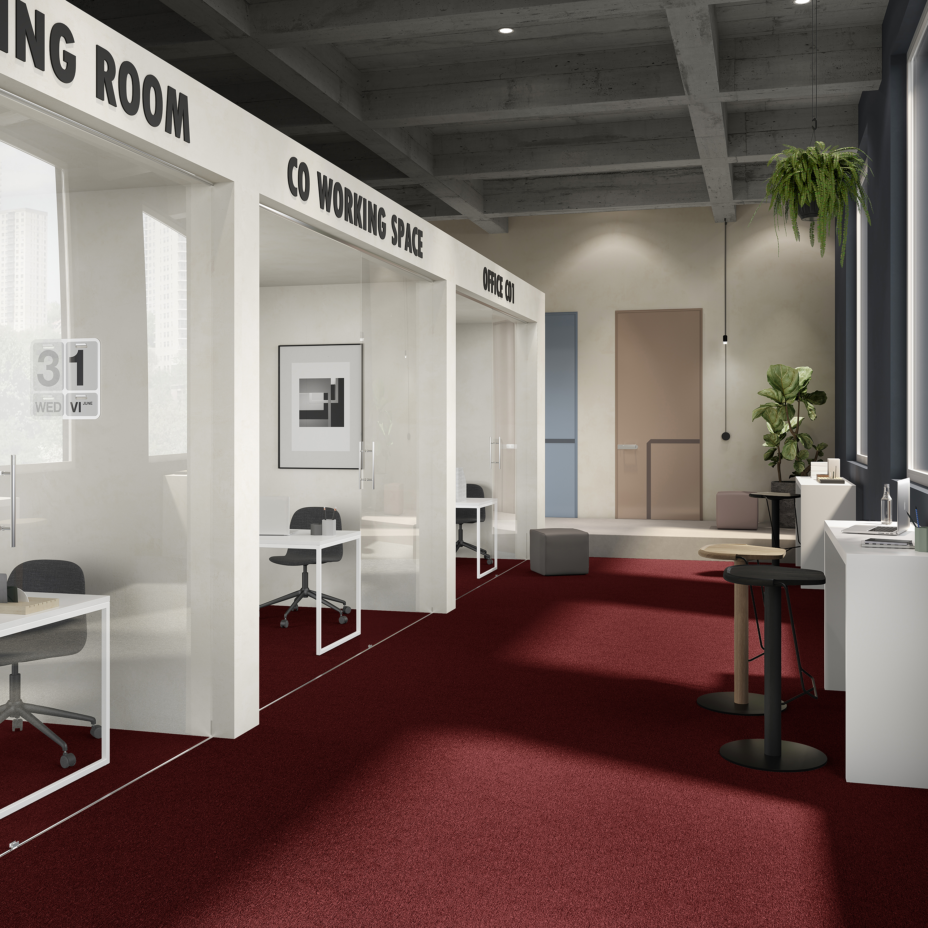 Ковровая плитка Medusa Tile 11 (500*500*5 мм) — купить в Калуге