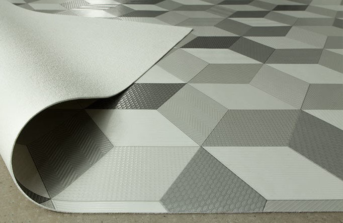 Линолеум бытовой "IVC" Bingo Cubes 83 (3м) — купить в Калуге