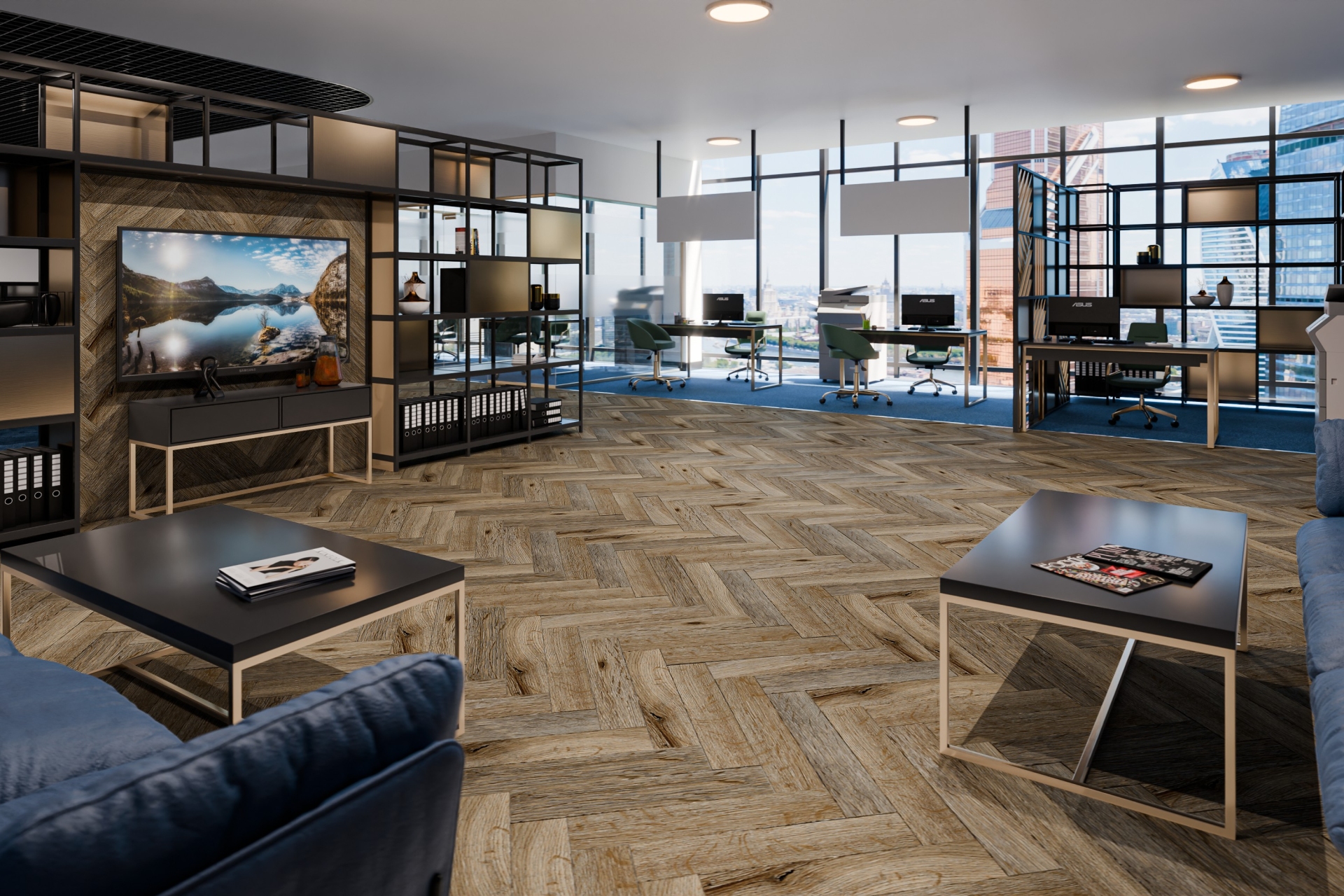 Усовершенствованная кварц-виниловая плитка «Damy Floor» Ковентри (590*118*2,5 мм) — купить в Калуге