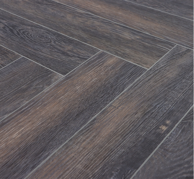 Виниловый ламинат SPC "Cronafloor" Herringbone Дуб Бордо (640*128*4,5 мм) — купить в Калуге