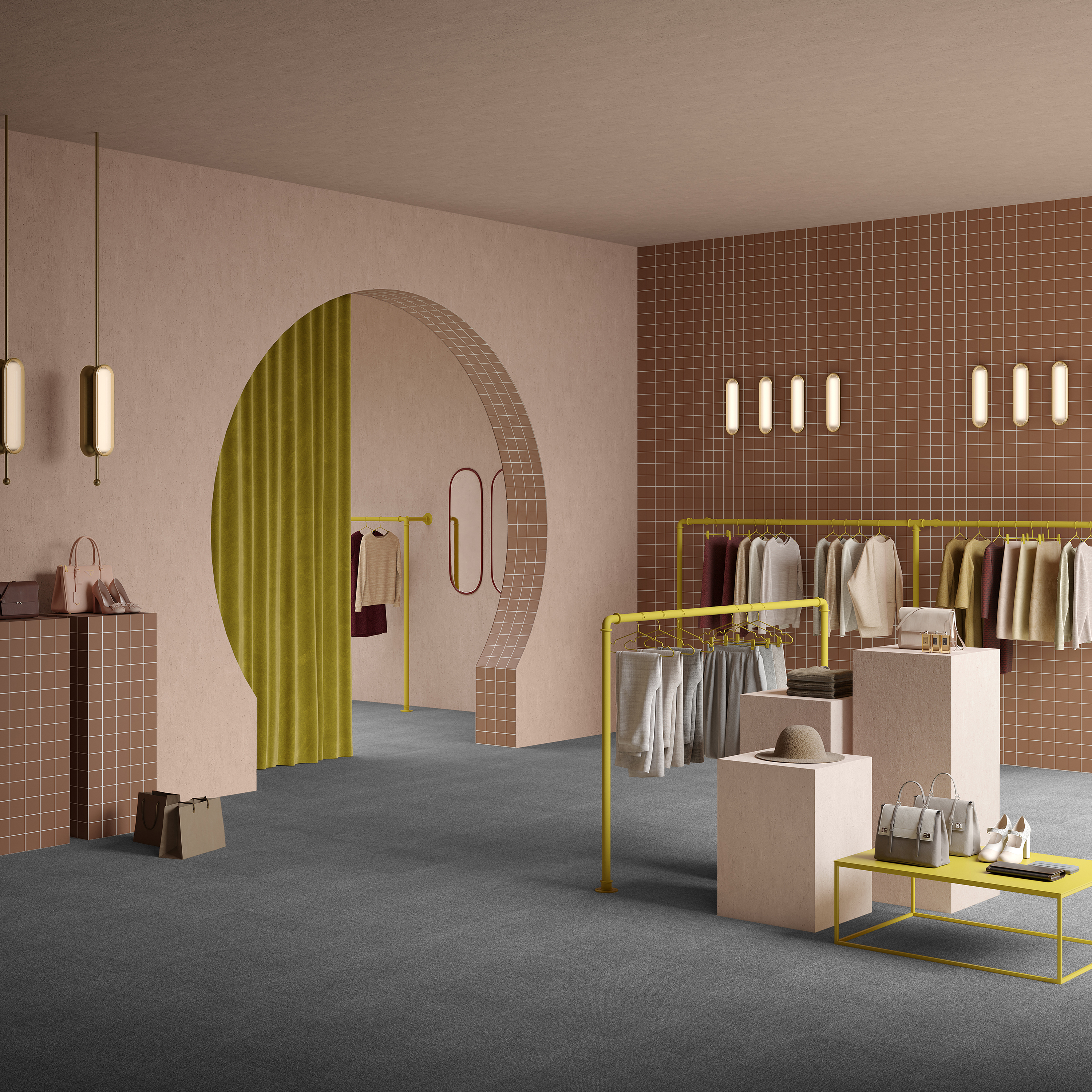 Ковровая плитка Mantra Tile 97 (500*500*6 мм) — купить в Калуге