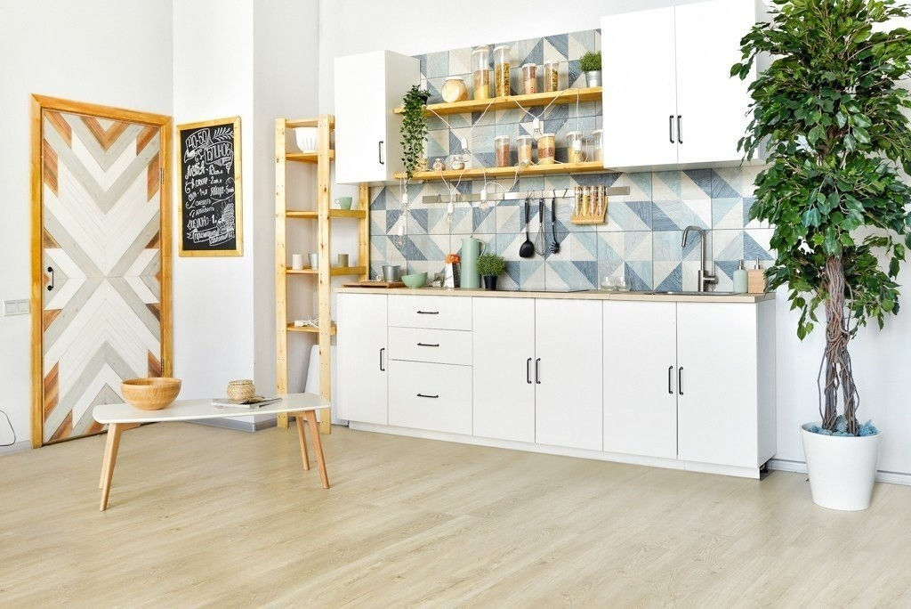 Замковая ПВХ плитка Секвойя Медовая  (1219*184*3,2мм) — купить в Калуге