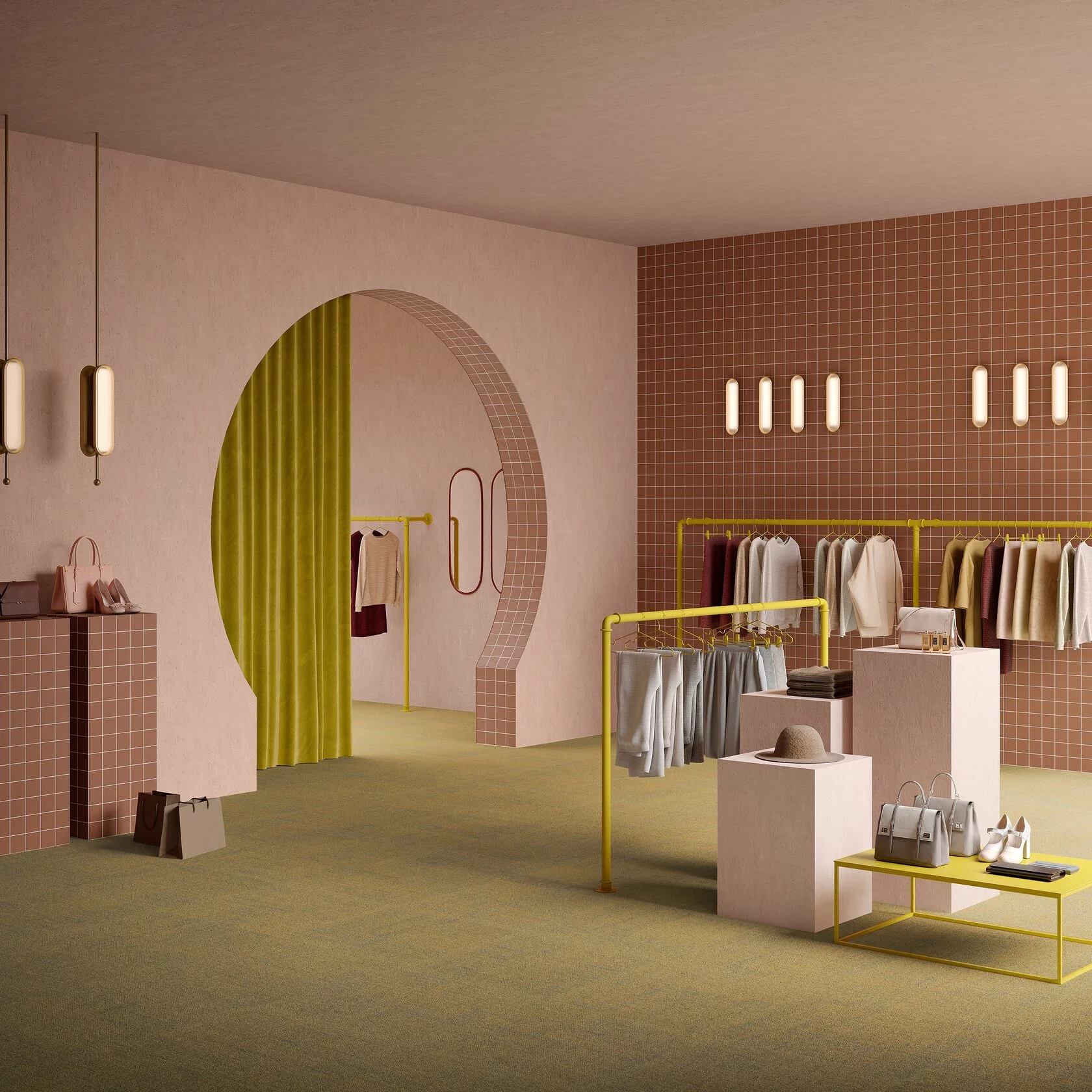 Ковровая плитка Mantra Tile 99 (500*500*6 мм) — купить в Калуге