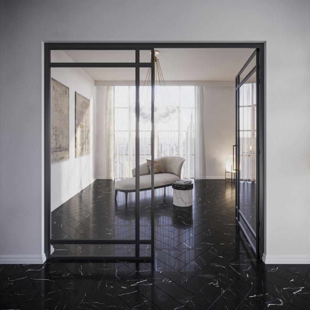 SPC ламинат "Invictus" Black Marble Noir (743*145*5мм) — купить в Калуге