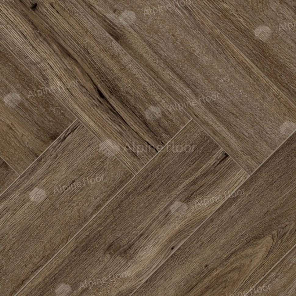 Ламинат "Alpine Floor" Herringbone Дуб Бордо (606*101*8 мм) — купить в Калуге