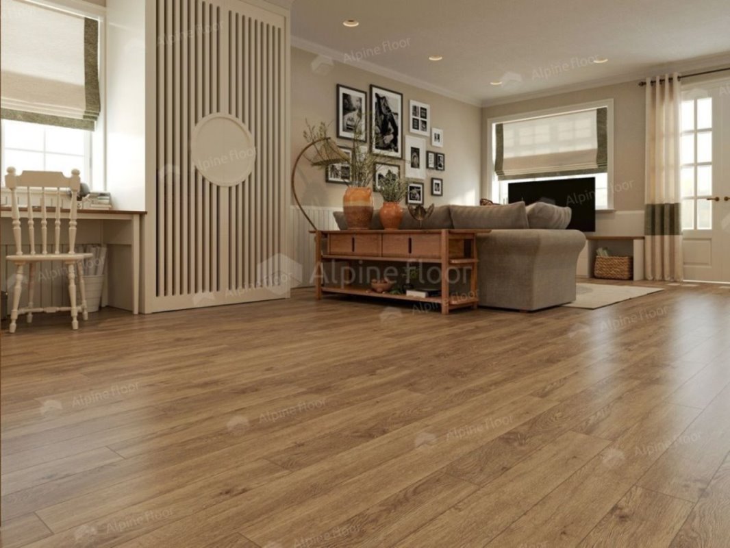 SPC Ламинат "Alpine Floor" Grand Sequoia Village Макадамия (1220*125*4 мм) — купить в Калуге