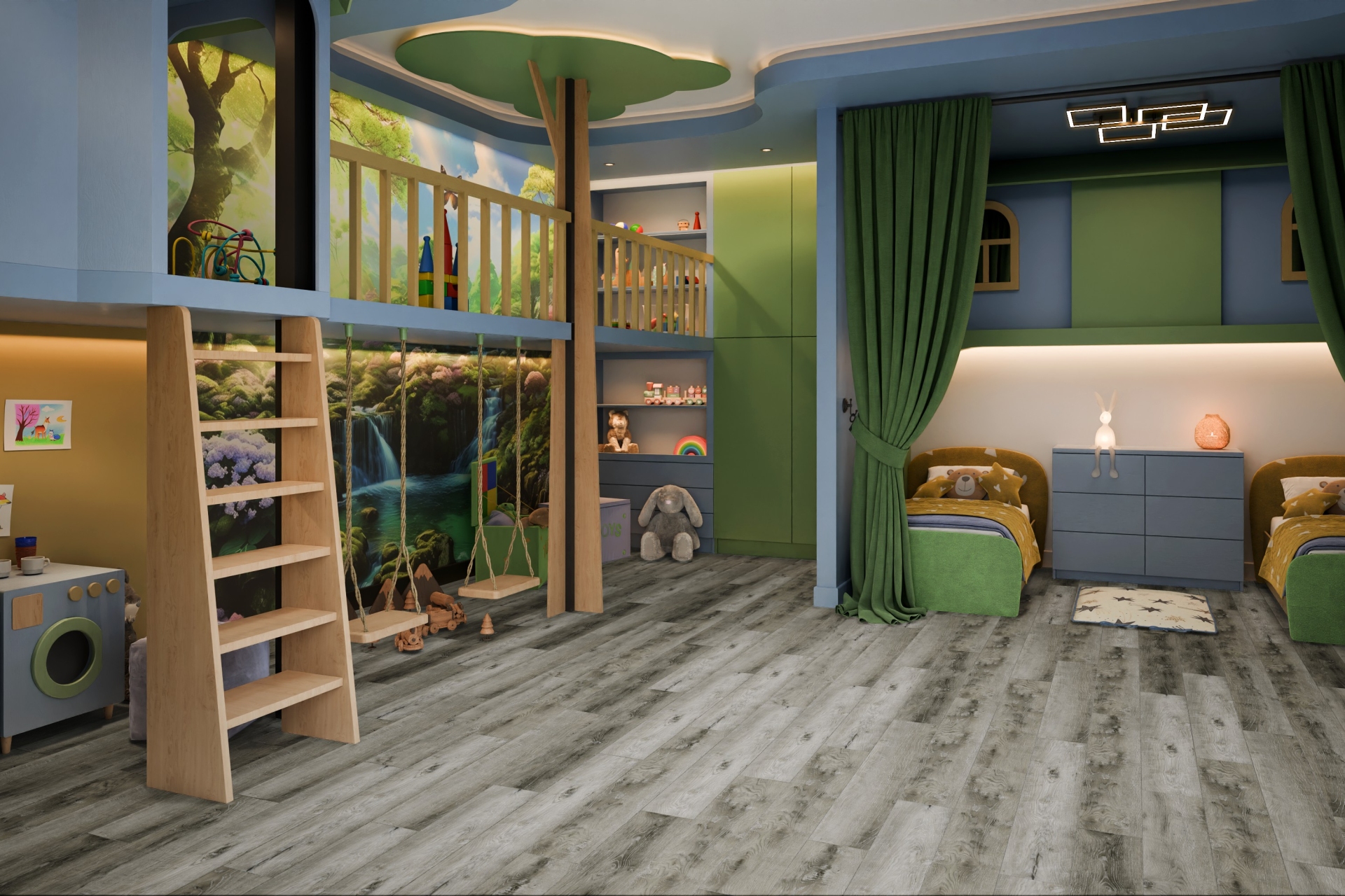 Усовершенствованная кварц-виниловая плитка «Damy Floor» Дуб Рустикальный Серый (1227*187*2,5 мм) — купить в Калуге