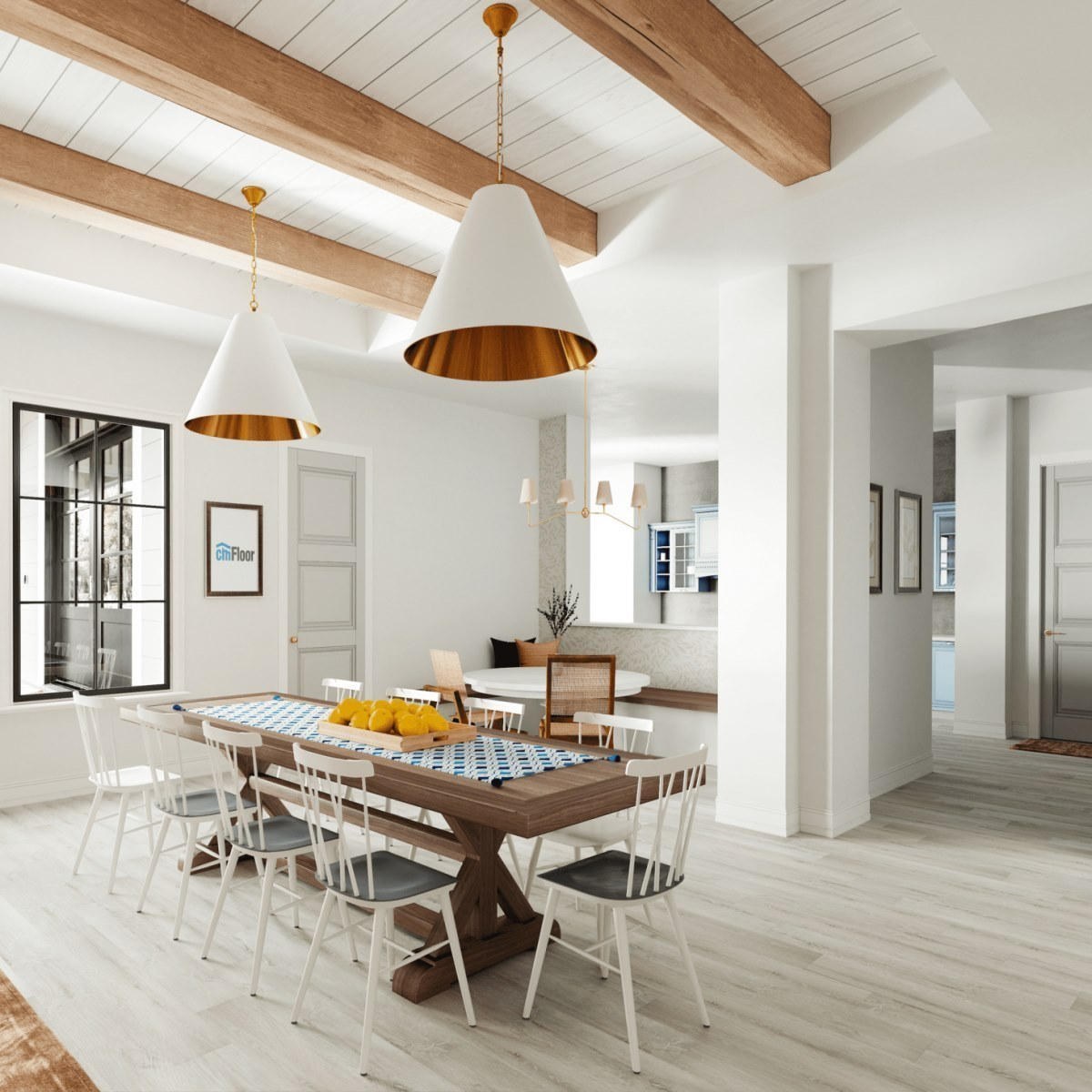 Виниловое напольное покрытие ScandiWood 05 Дуб Ледяной (180*1220*5 мм) — купить в Калуге