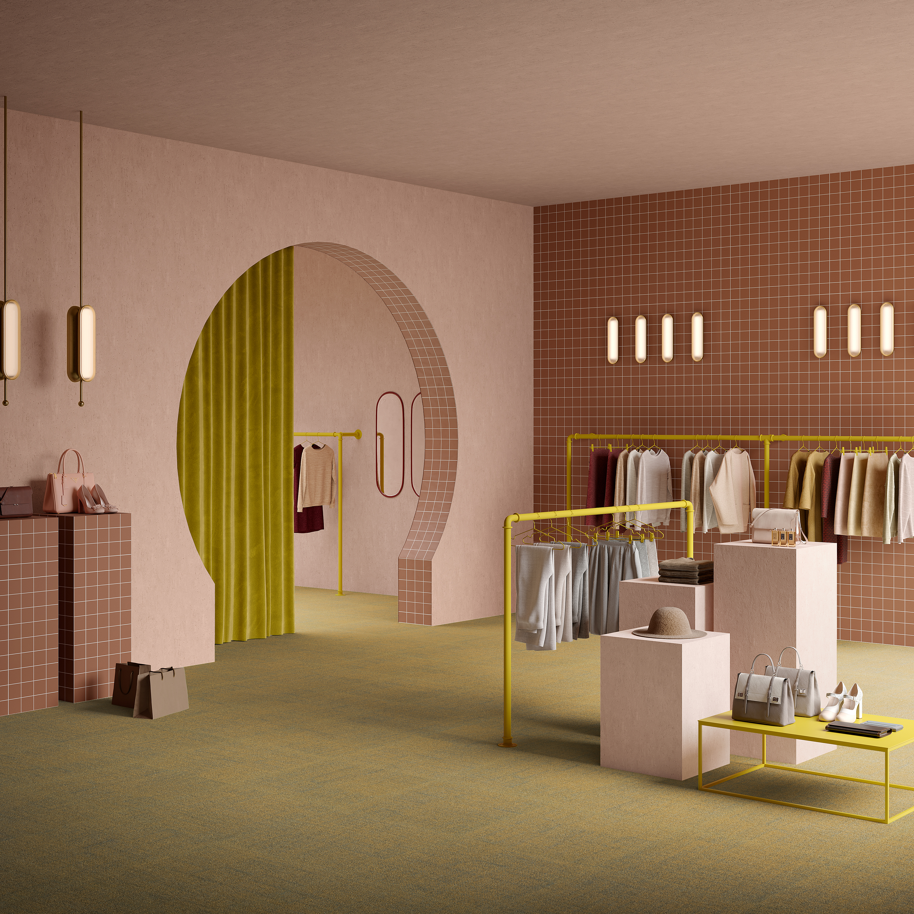 Ковровая плитка Mantra Tile 29 (500*500*6 мм) — купить в Калуге