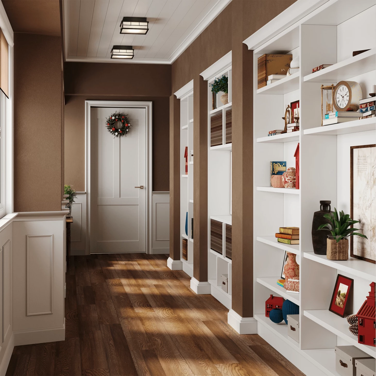 SPC плитка для пола Орех (1220*180*4 мм) — купить в Калуге