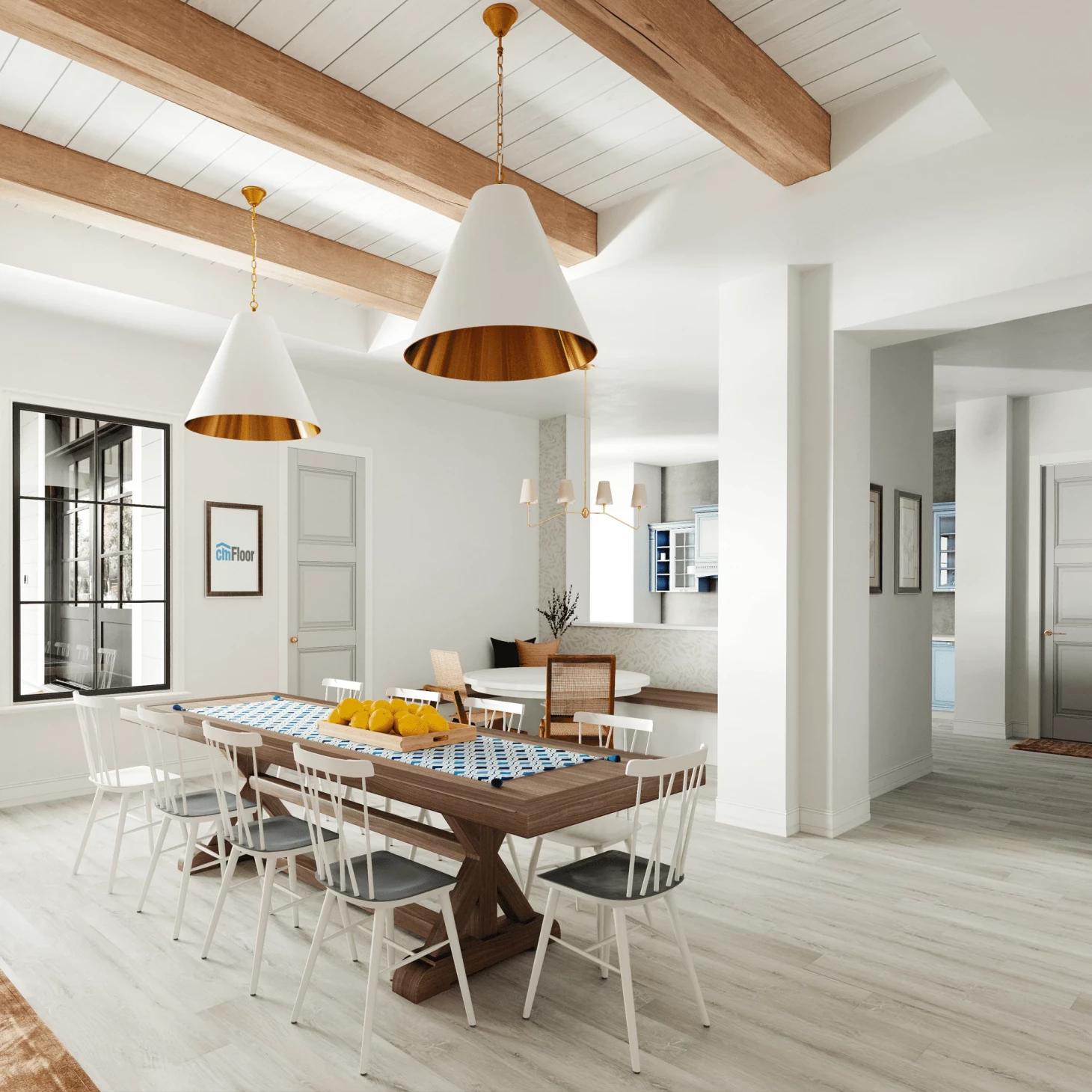 SPC плитка для пола Дуб Ледяной (1220*180*4 мм) — купить в Калуге