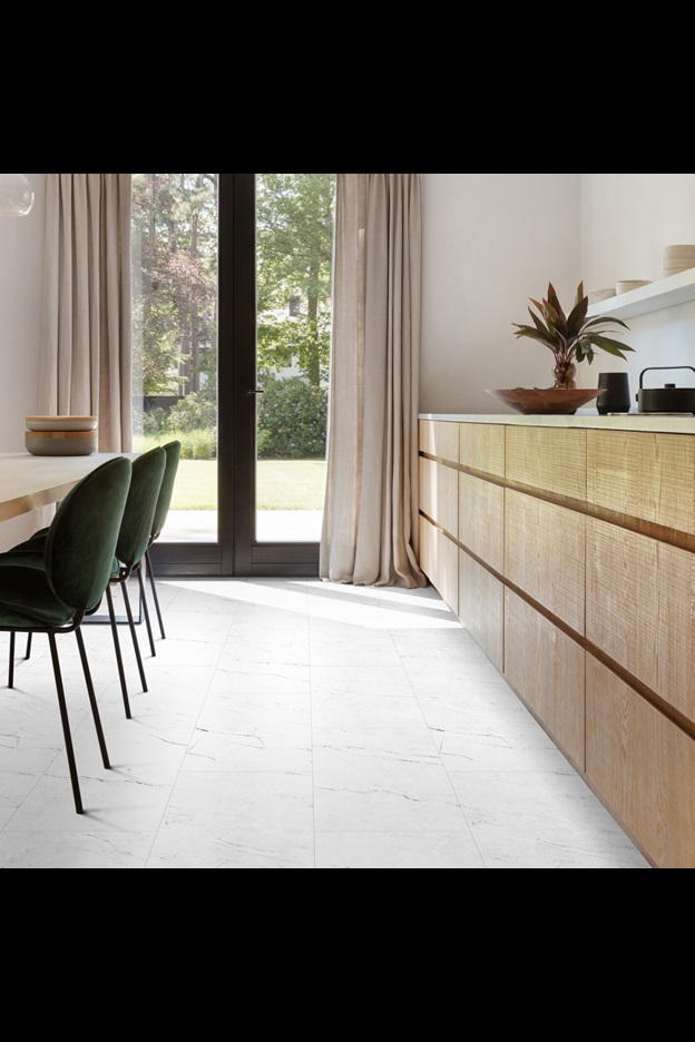 Замковая ПВХ плитка Carrara Marble 112 (610*303*5 мм) — купить в Калуге