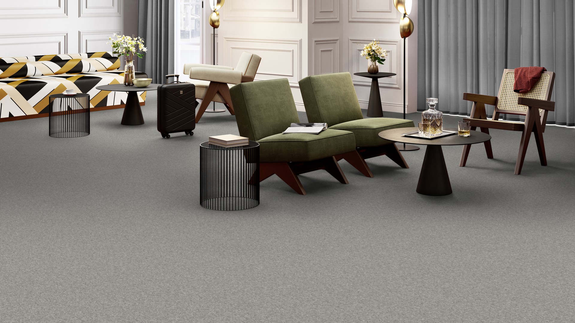 Ковровая плитка Medusa Tile 94 (500*500*5 мм) — купить в Калуге