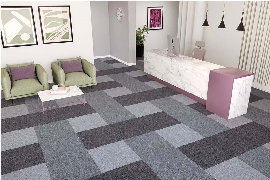 Ковровая плитка "Bonkeel" Space Grey (500*500*5,9 мм) — купить в Калуге