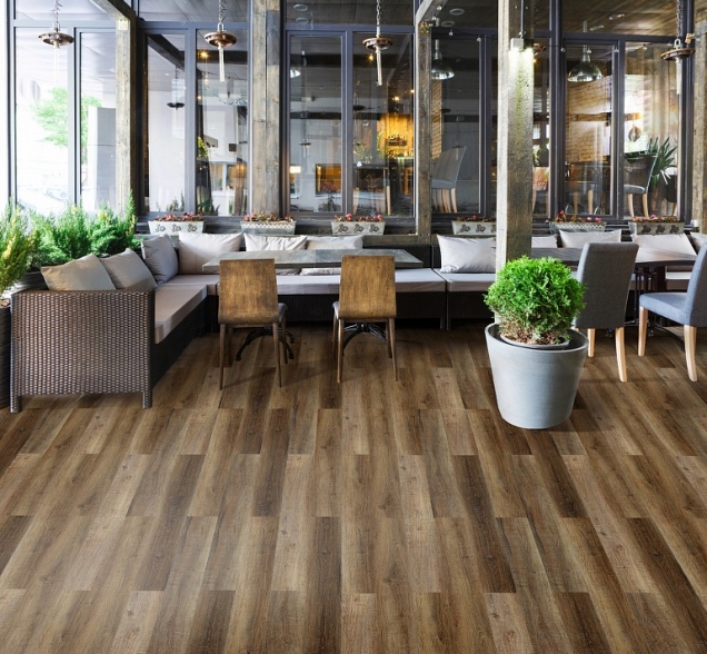 SPC ламинат "CronaFloor" Wood 4V Дуб Чак (1200*180*4 мм) — купить в Калуге