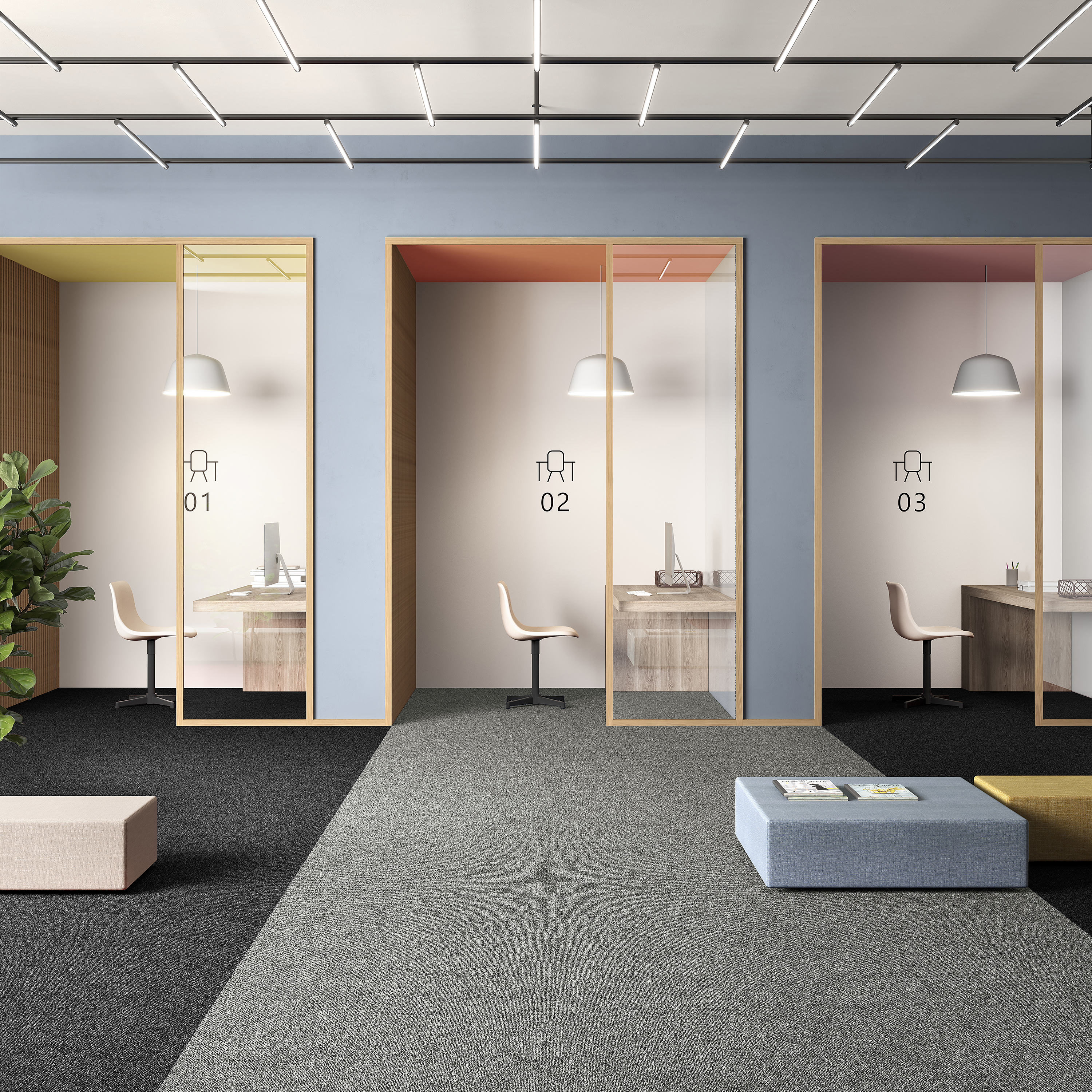 Ковровая плитка Medusa Tile 94 (500*500*5 мм) — купить в Калуге