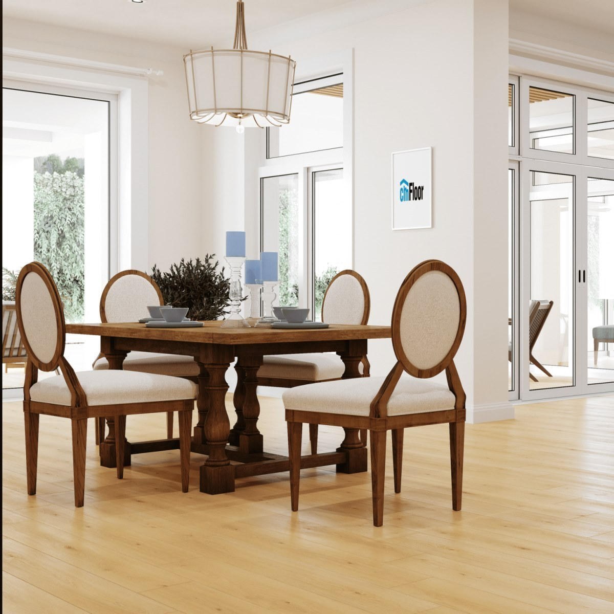 Виниловое напольное покрытие ScandiWood 09 Дуб Орегон (180*1220*5 мм) — купить в Калуге